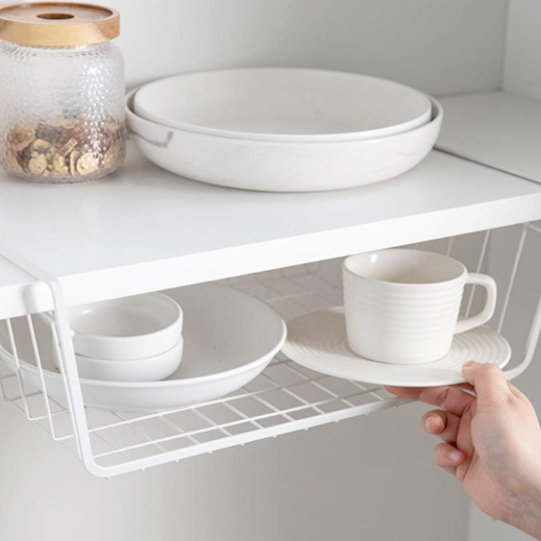 Wire Hanging Basket, Under-Cabinet Storage Rack