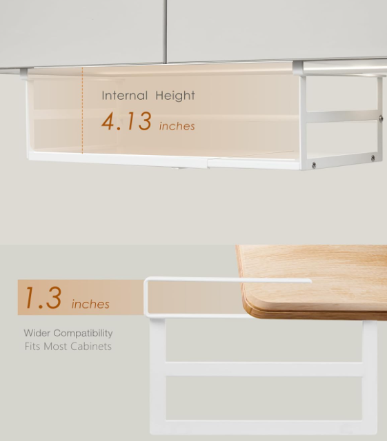 Under-Cabinet Storage Rack, Under-Shelf Storage Basket - Image 2