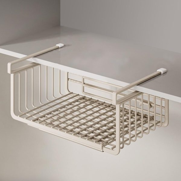 Extendable Under-Shelf Basket; Hanging Storage Rack