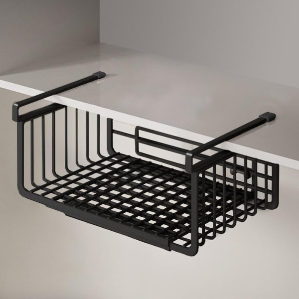 Extendable Under-Shelf Basket; Hanging Storage Rack